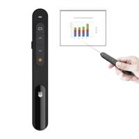 Doosl DSIT001 2.4GHz Updated Version Powerpoint Presentation Remote Control Multi-functional Laser Pointer for Multi-media Control Distance: 100m