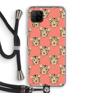 Tijger: Huawei P40 Lite Transparant Hoesje met koord
