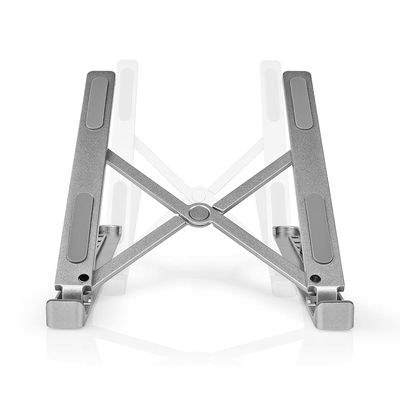 Nedis NBSTND100SI laptopstandaard Aluminium 43,2 cm (17")