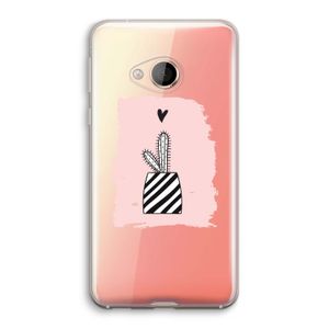 Zwart-wit cactus: HTC U Play Transparant Hoesje