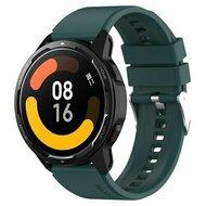 Siliconen sportband - Donkergroen - Huawei Watch 4 (pro) / 3 (pro) / Ultimate Siliconen sportband - Donkergroen - Huawei Watch 4 (pro) / 3 (pro) / Ultimate