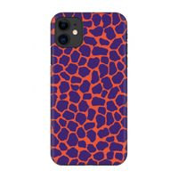 Purple Giraffe: Volledig geprint iPhone 11 Hoesje