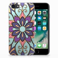 iPhone SE 2022 | SE 2020 | 8 | 7 TPU Case Purple Flower - thumbnail