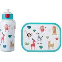 Mepal Lunchset (Schoolbeker & Lunchbox) Campus Pop-Up Animal Friends - thumbnail