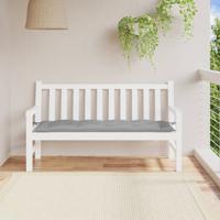 VidaXL Tuinbankkussen 150x50x7 cm oxford stof grijs