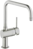 Grohe Minta keukenkraan met U-uitloop Supersteel - thumbnail