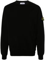 Stone Island sweat en coton à patch Compass - Noir - thumbnail