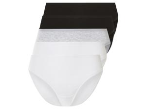 esmara Dames slips 5 stuks (Zwart/grijs/wit, S (36/38))