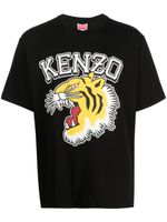 Kenzo t-shirt en coton à imprimé tigre - Noir - thumbnail