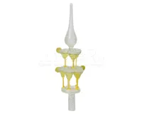 Piek Champagnetoren 31cm Wit en Geel