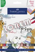 Faber Castell Sketchmarker Goldfaber etui op alcoholbasis