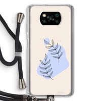 Leaf me if you can: Xiaomi Poco X3 NFC Transparant Hoesje met koord
