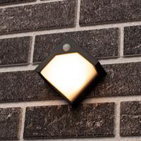 LED&apos;s Light Solar LED Buitenlamp met Bewegingssensor - Draadloos op zonne-energie - Zwart - IP44