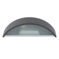 Smartwares wandlamp Bastia 335 lumen 250 mm aluminium grijs - thumbnail