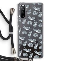 Poezen: Sony Sony Xperia 10 III Transparant Hoesje met koord