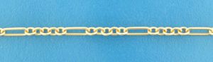 TFT Collier Geelgoud Anker 4,0 mm 42 cm