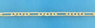TFT Collier Geelgoud Anker 4,0 mm 42 cm