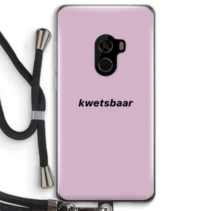 kwetsbaar: Xiaomi Mi Mix 2 Transparant Hoesje met koord