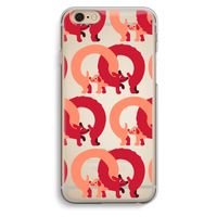 Dogs: iPhone 6 / 6S Transparant Hoesje Dogs: iPhone 6 / 6S Transparant Hoesje