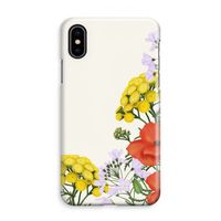 Wilde bloemen: iPhone XS Max Volledig Geprint Hoesje