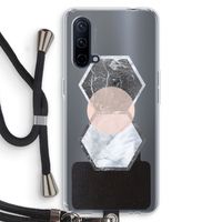Creatieve toets: OnePlus Nord CE 5G Transparant Hoesje met koord
