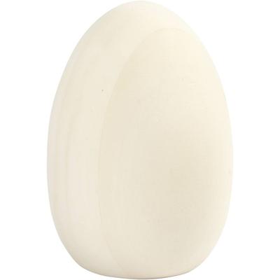 Creativ Company Ei, h: 8 cm, d 6 cm, 1 stuk