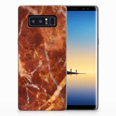 Samsung Galaxy Note 8 | TPU | Siliconen hoesje | Marmer Bruin