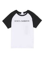 Dolce & Gabbana Kids logo-print T-shirt - Blanc - thumbnail