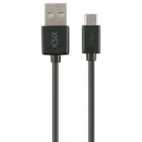 Kabel USB naar Micro-USB Contact 1 m Zwart Kabel USB naar Micro-USB Contact 1 m Zwart