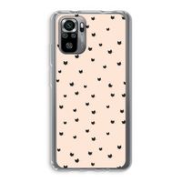Kleine kattenkopjes: Xiaomi Redmi Note 10S Transparant Hoesje