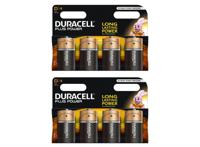 8x Duracell Dplus Batterij MN1300 8x Duracell Dplus Batterij MN1300