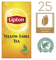 Thee Lipton Yellow label 25stuks