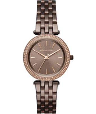 Horlogeband Michael Kors MK3553 Staal Bruin 16mm