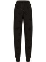 Dolce & Gabbana pantalon de jogging à logo brodé - Noir