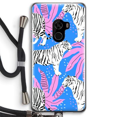 Tijger: Xiaomi Mi Mix 2 Transparant Hoesje met koord