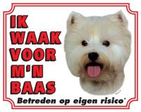 West Highland White Terrier Waakbord West Highland White Terrier Waakbord