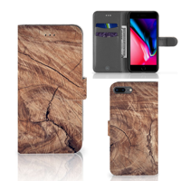 Apple iPhone 7 Plus | 8 Plus | Book Style Case | Tree Trunk | Portemonnee hoesje