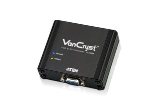 VGA / DVI converter [1x VGA-stekker - 1x DVI-bus 24+1-polig] Zwart ATEN