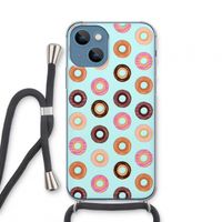 Donuts: iPhone 13 mini Transparant Hoesje met koord