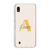Amber Script: Samsung Galaxy A10 Transparant Hoesje