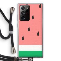 Watermeloen: Samsung Galaxy Note 20 Ultra / Note 20 Ultra 5G Transparant Hoesje met koord