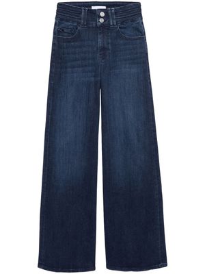 FRAME jean ample à taille haute - Bleu
