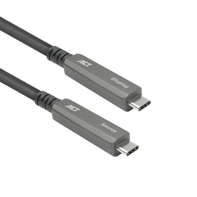 ACT AK4335 AK4335 USB-C 3.2 Gen2 Active Optical Cable (AOC) | Touchpanels | Video/Data/Power | PD 40Watt | 15 meter