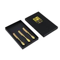 PTMD Messen Cadeaubox - RVS - Titanium Goud - 3 Stuks - thumbnail