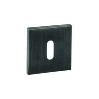 Sleutelrozetten verdekt 53x53x6mm PVD antraciet