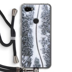 Snøfall: Pixel 3a Transparant Hoesje met koord