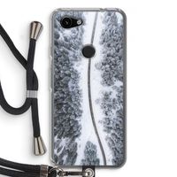 Snøfall: Pixel 3a Transparant Hoesje met koord