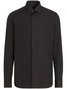 Zegna Trofeo silk shirt - Noir