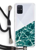 Weerkaatsing water: Samsung Galaxy A71 Transparant Hoesje met koord