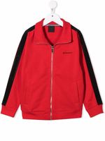 Givenchy Kids veste de sport à rayures latérales - Rouge